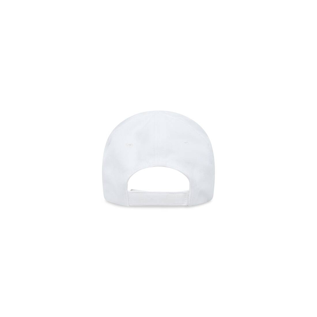 Hand Drawn Bb Icon Cap in White - 3