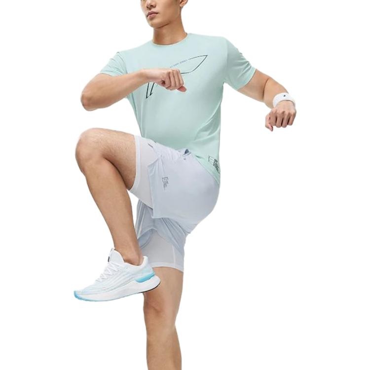 Li-Ning Running T-Shirt 'Green' ATST073-6 - 4