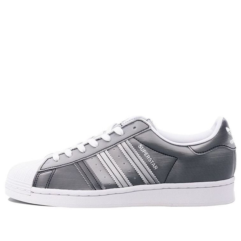 adidas originals Superstar Fashion Casual Skate Shoes Unisex Gray Silver FX7780 - 1