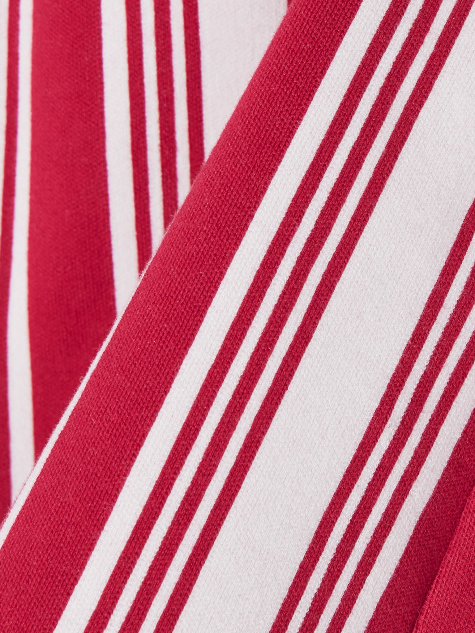 Savannah striped cotton-blend shorts Red - 4