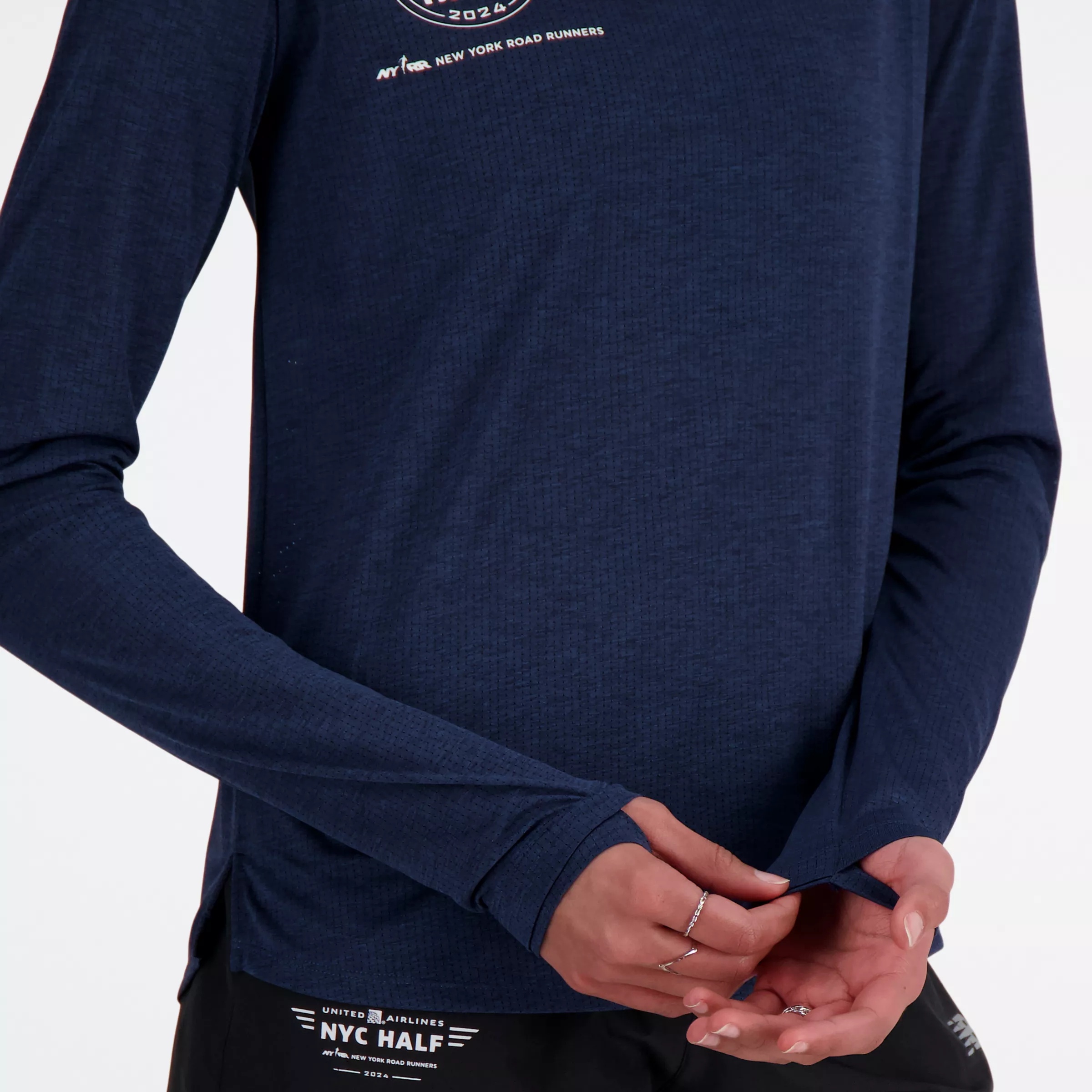 United Airlines NYC Half Athletics Long Sleeve - 4