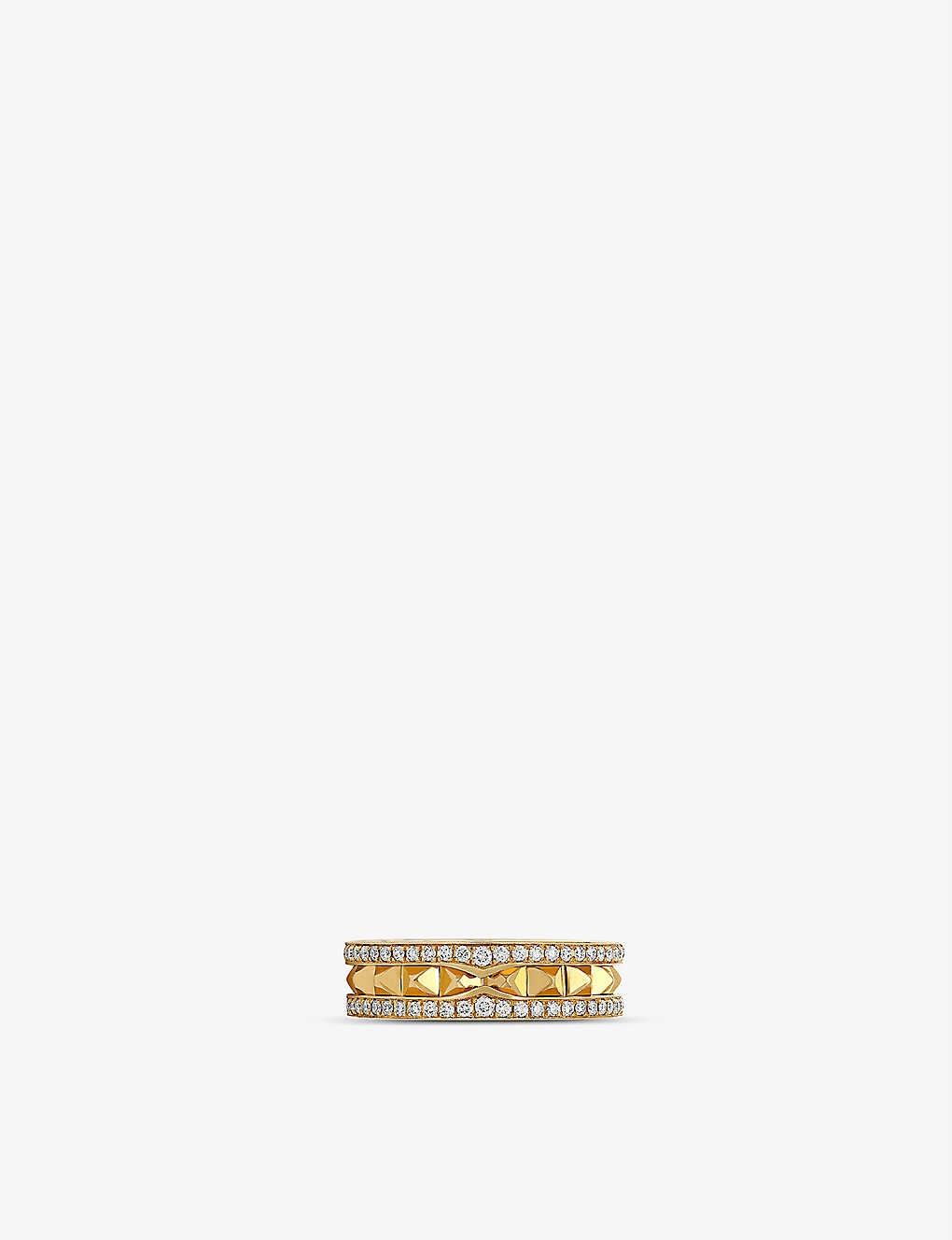 B.zero1 18ct yellow-gold and 0.51ct brilliant-cut diamond ring - 3