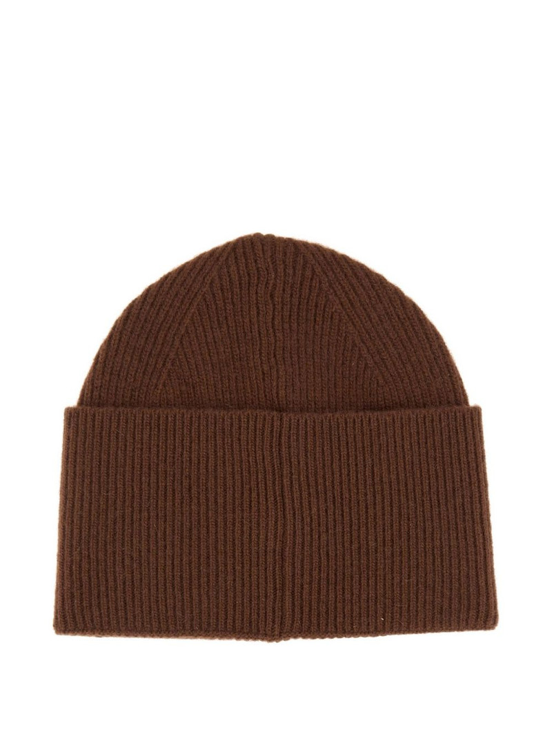 HUGO logo-patch beanie hat outlook