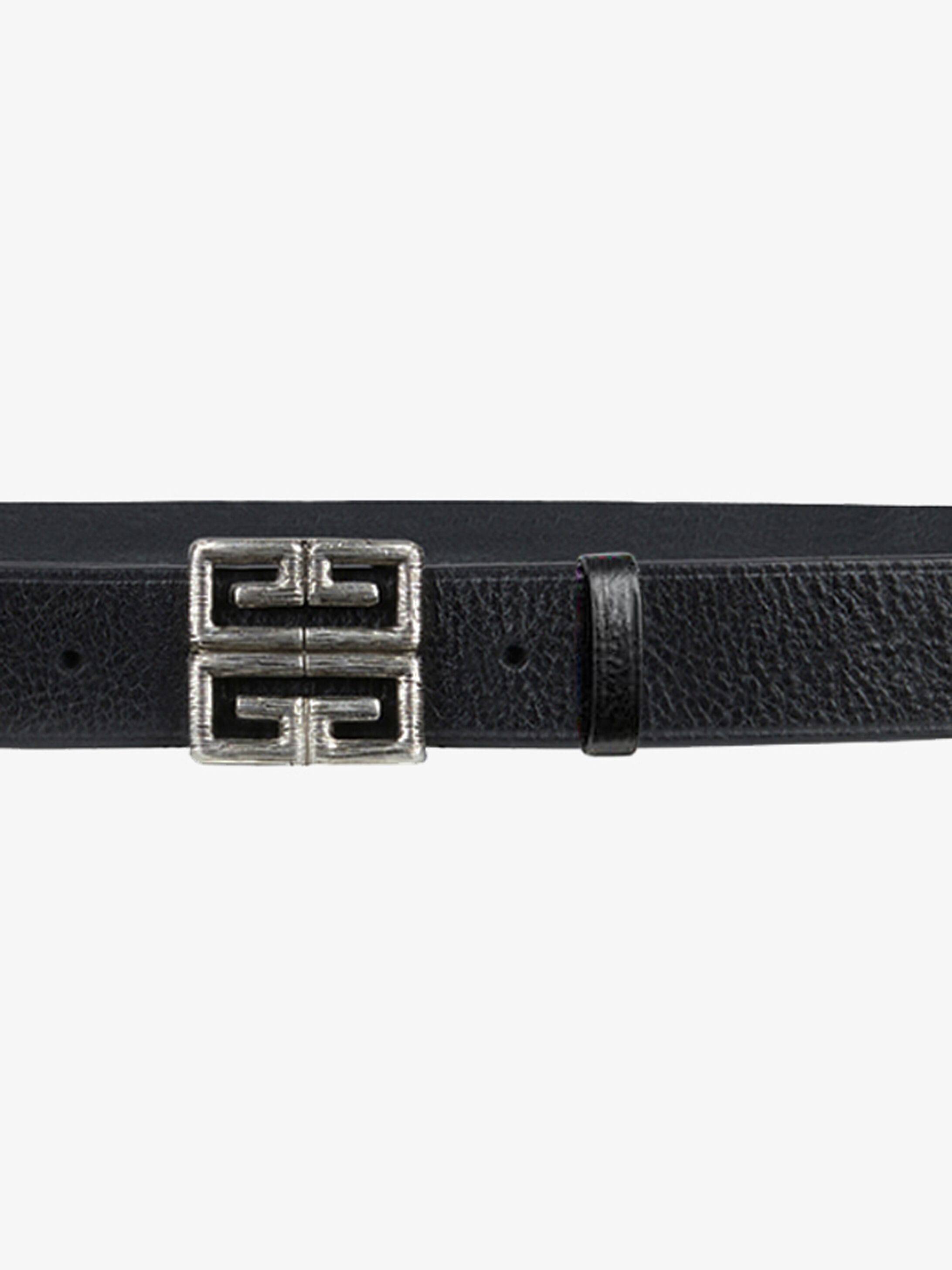 4G buckle belt in leather - 6