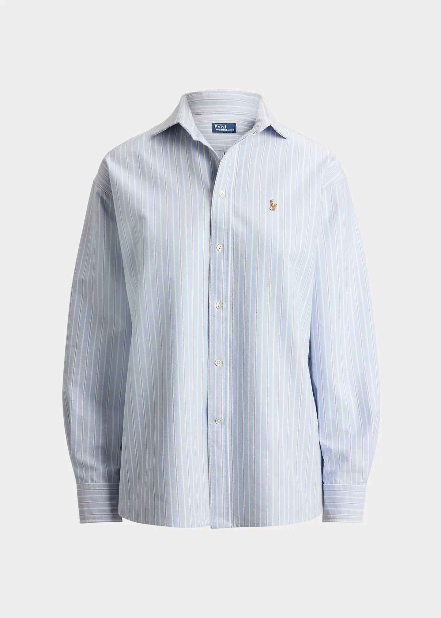 Relaxed Fit Cotton Oxford Shirt - 1