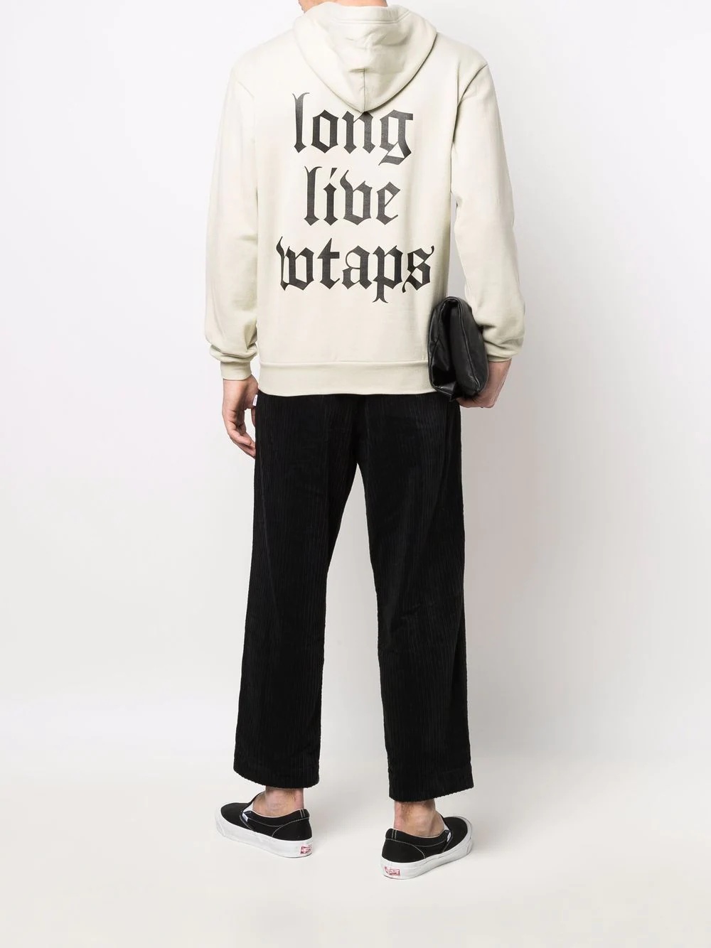 slogan-print hoodie - 2