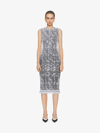 Givenchy DRESS IN 4G TWEED WITH CHAIN DETAIL outlook