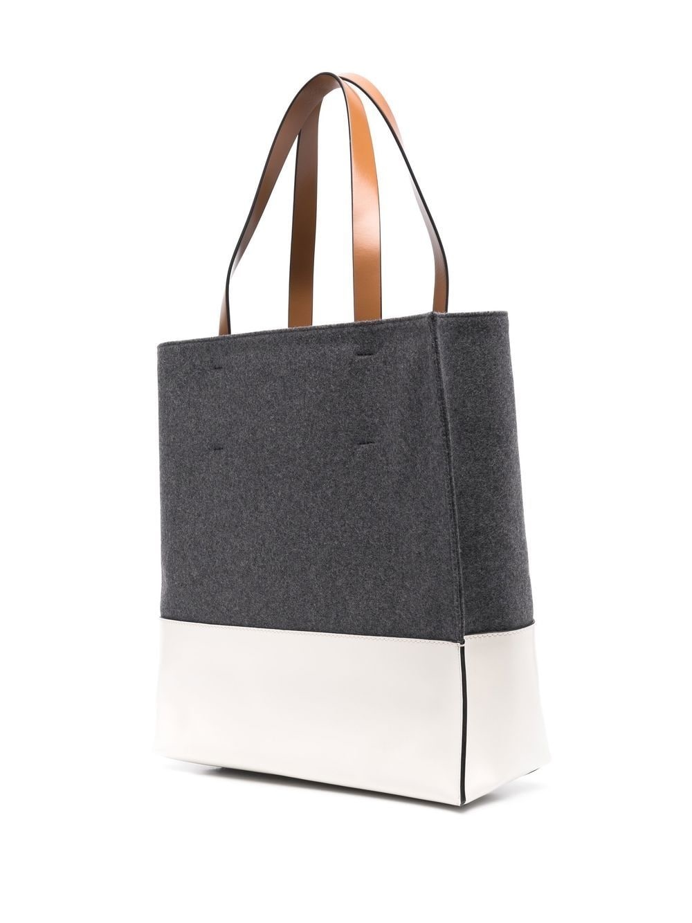 panelled tote bag - 3