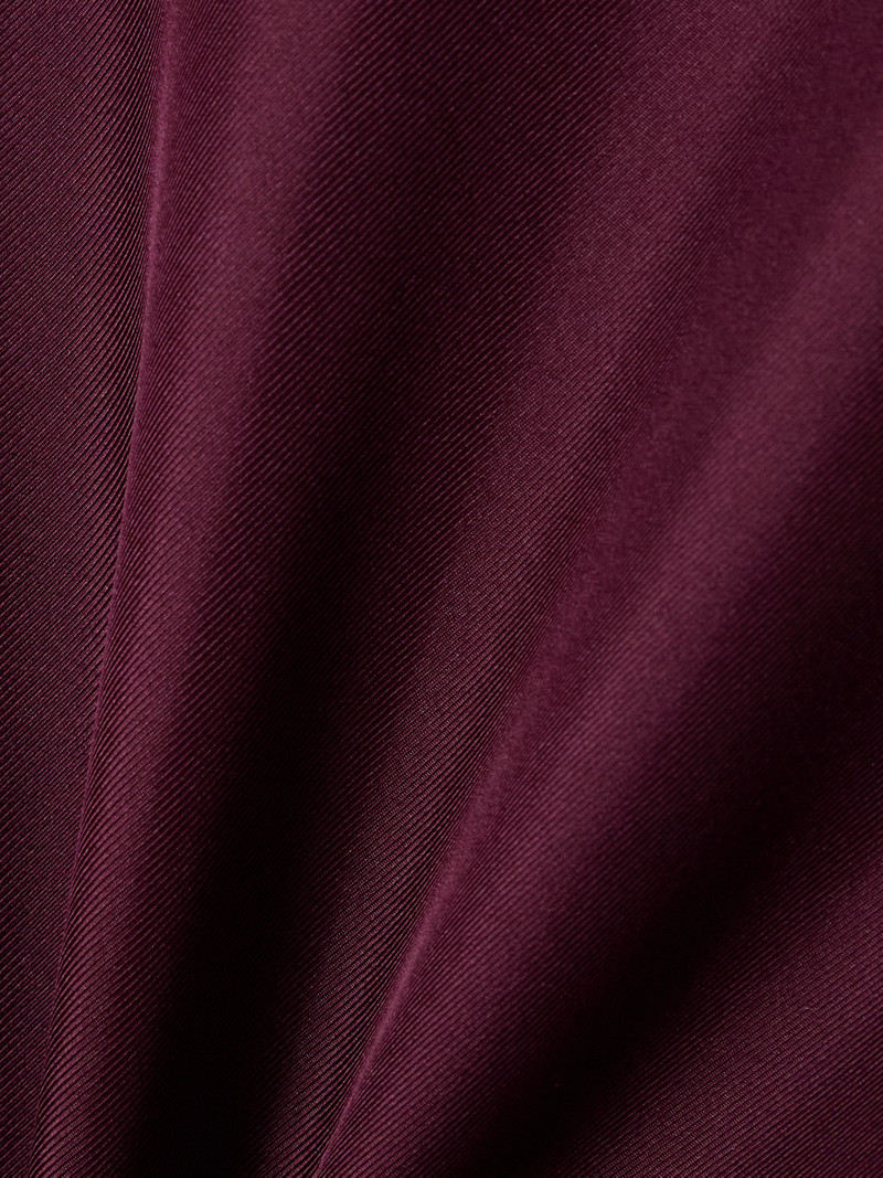 Cyna Silk-twill Turtleneck Blouse 5