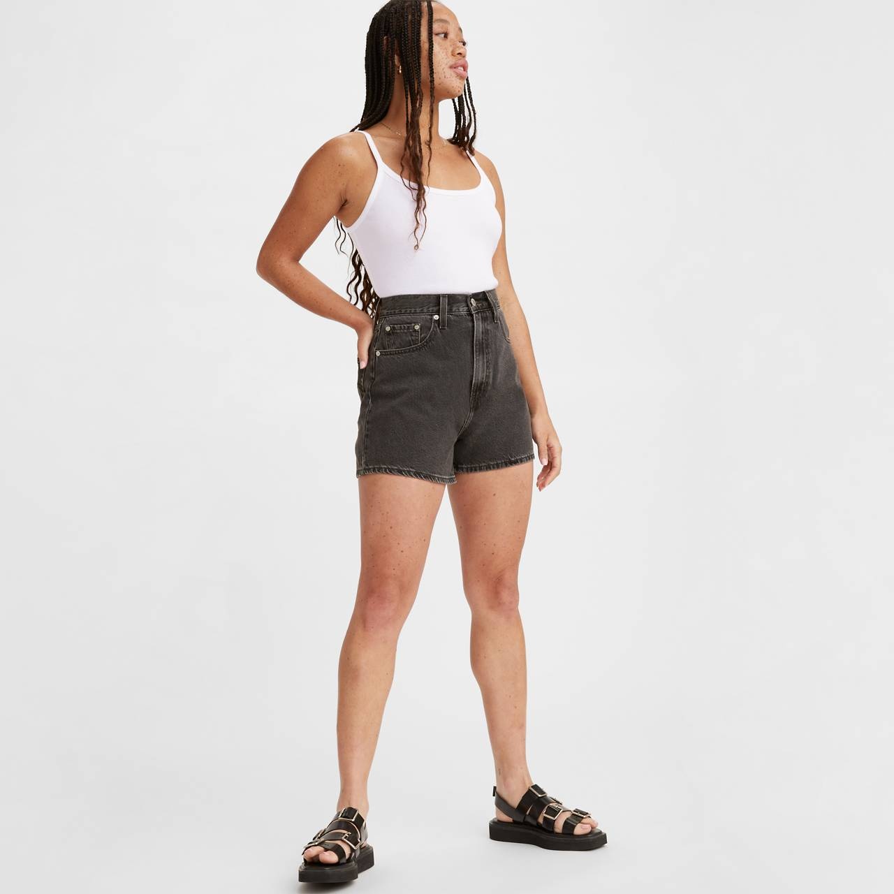 HIGH LOOSE WOMEN'S SHORTS - 4