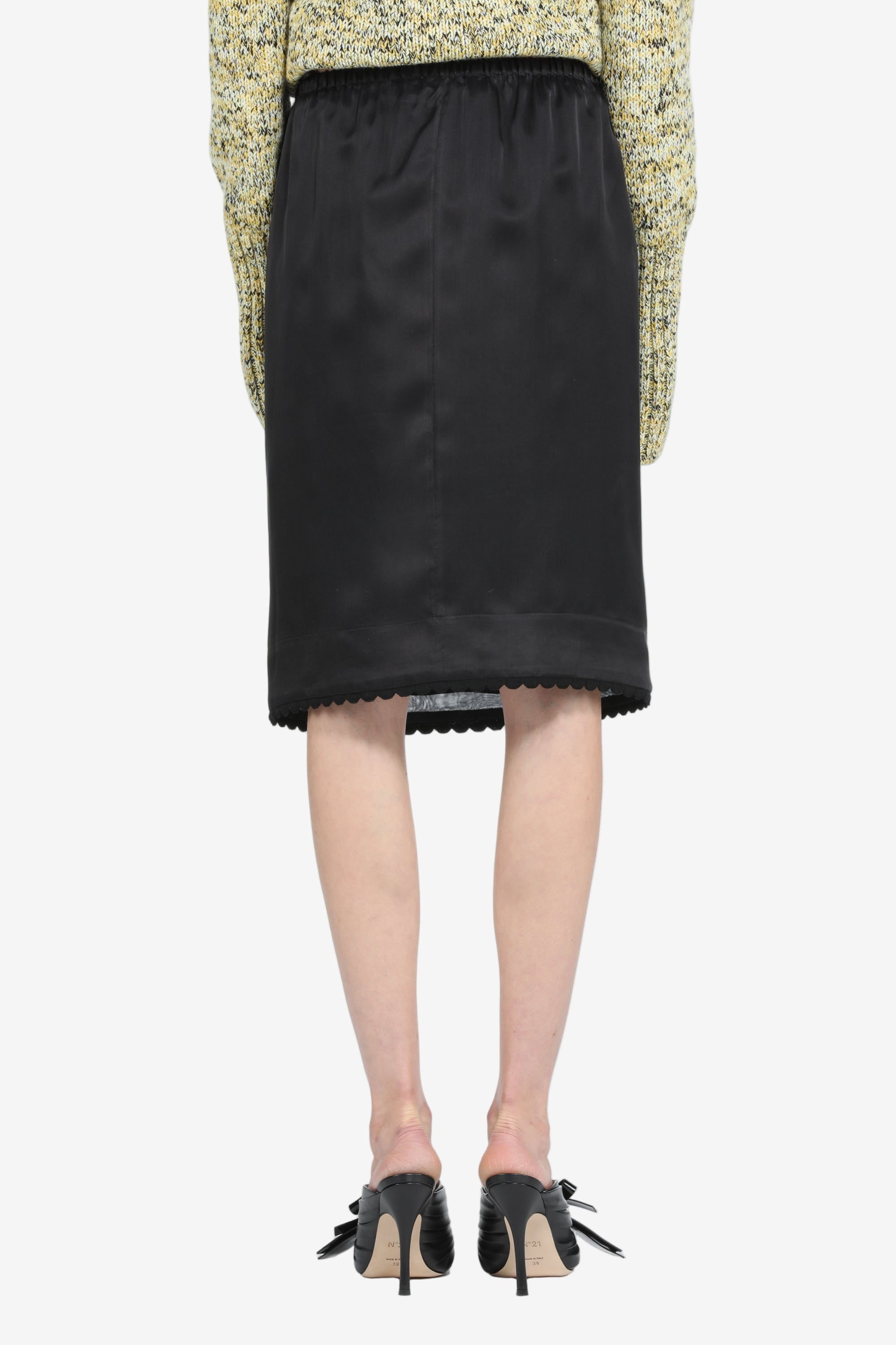 KNEE-LENGTH SKIRT - 2