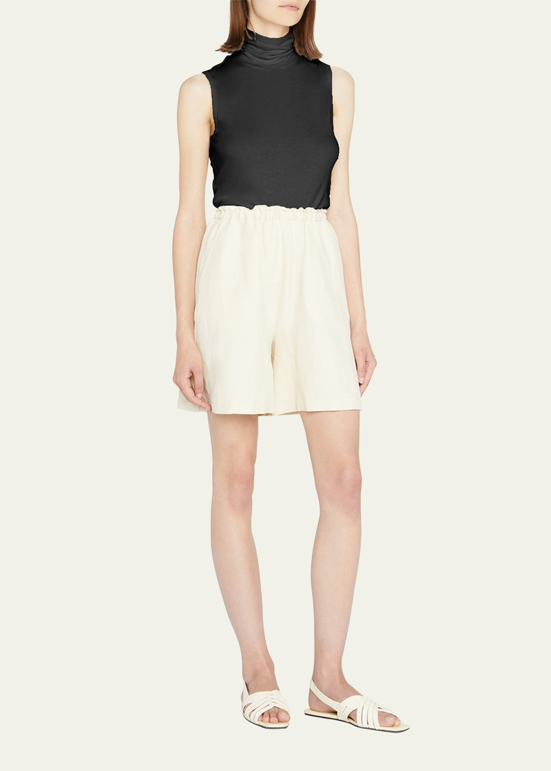 Theory Sleeveless Turtleneck Ribbed Sweater outlook