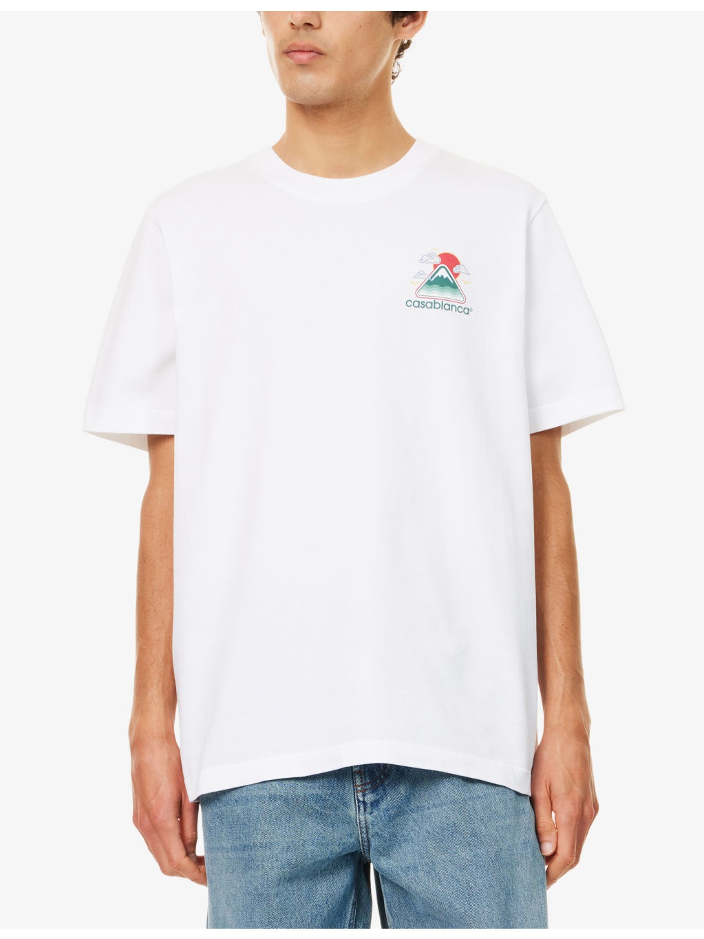Montagne Ondulee Brand-Print Cotton-Jersey T-Shirt - 3