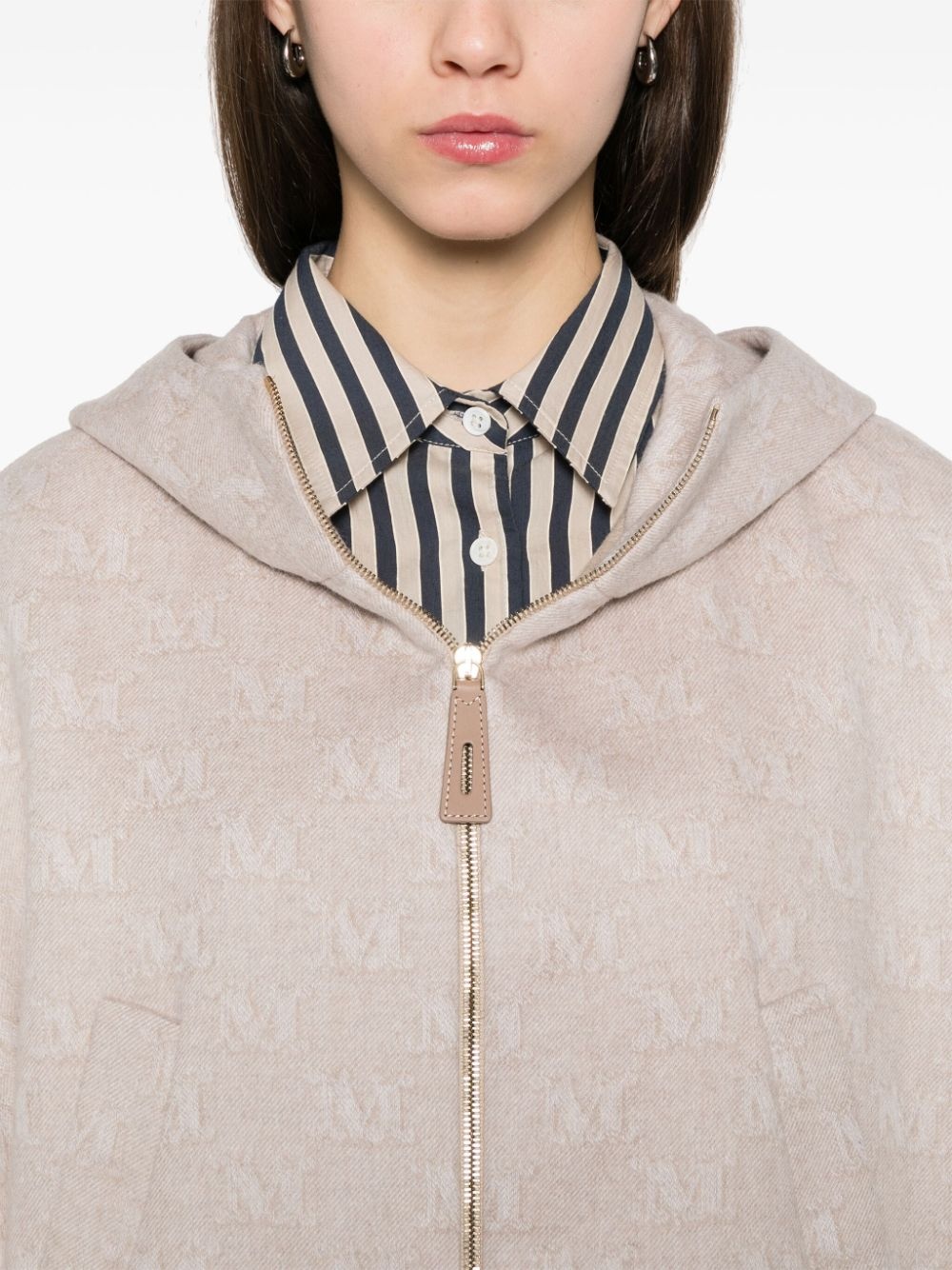 Max Mara Max Mara Women Wool Hooded Cape | luosophy | REVERSIBLE