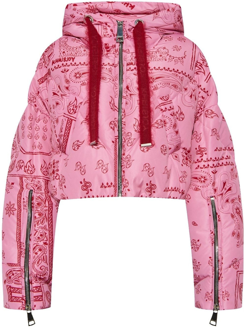 paisley print down jacket 1
