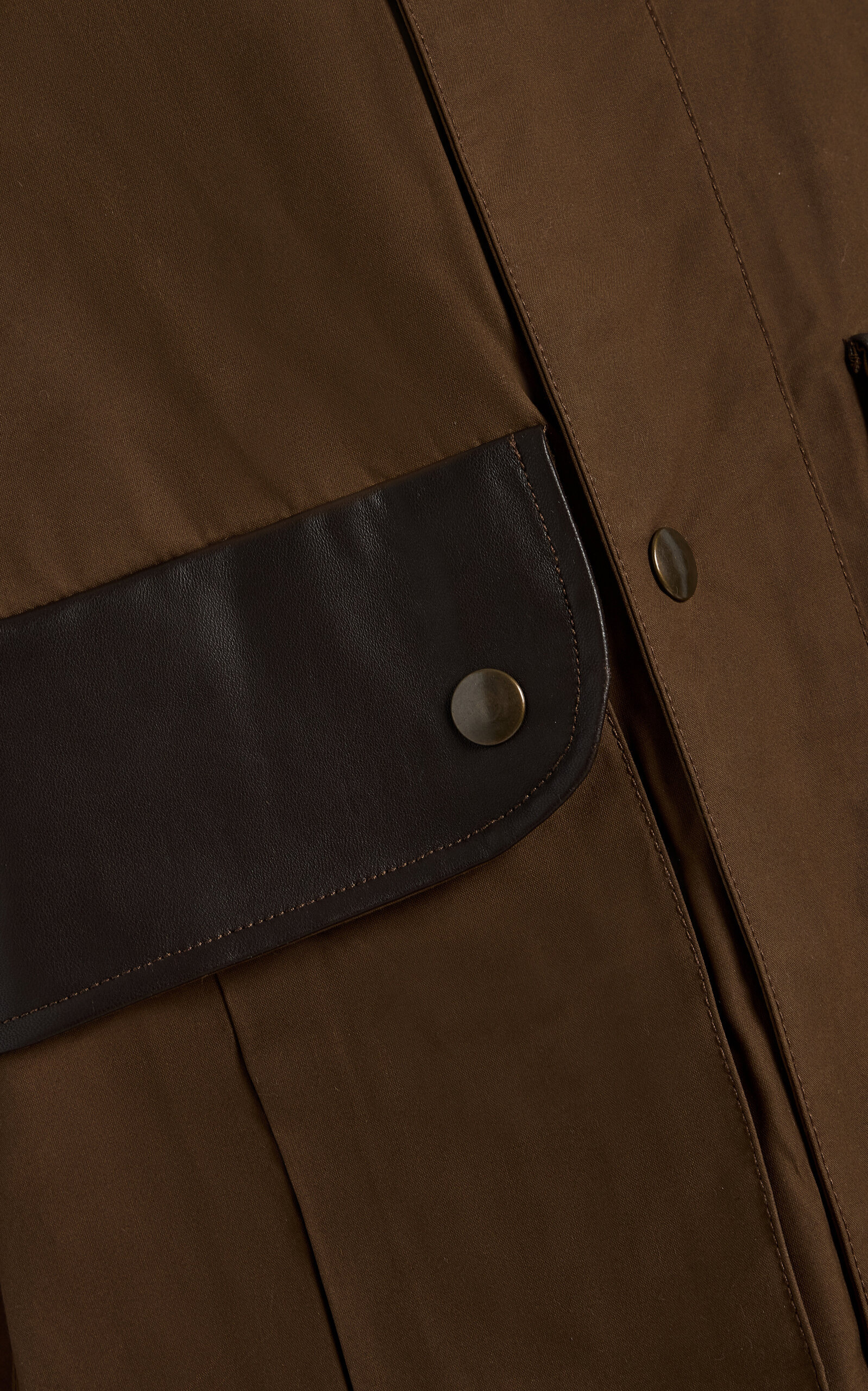 Theodore Waxed-Cotton Blouson Jacket brown - 5