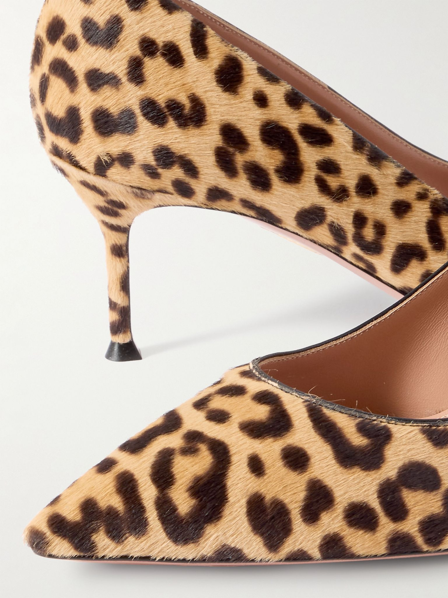 Purist 65 leopard-print calf hair pumps Leopard print - 4