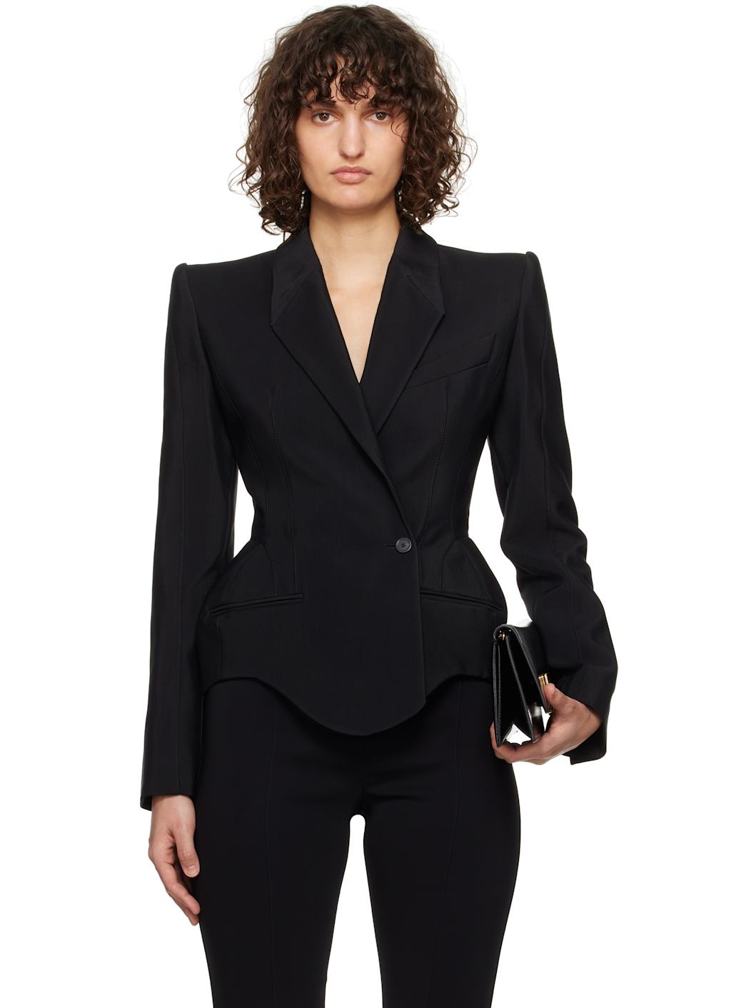 Black Signature Blazer - 1