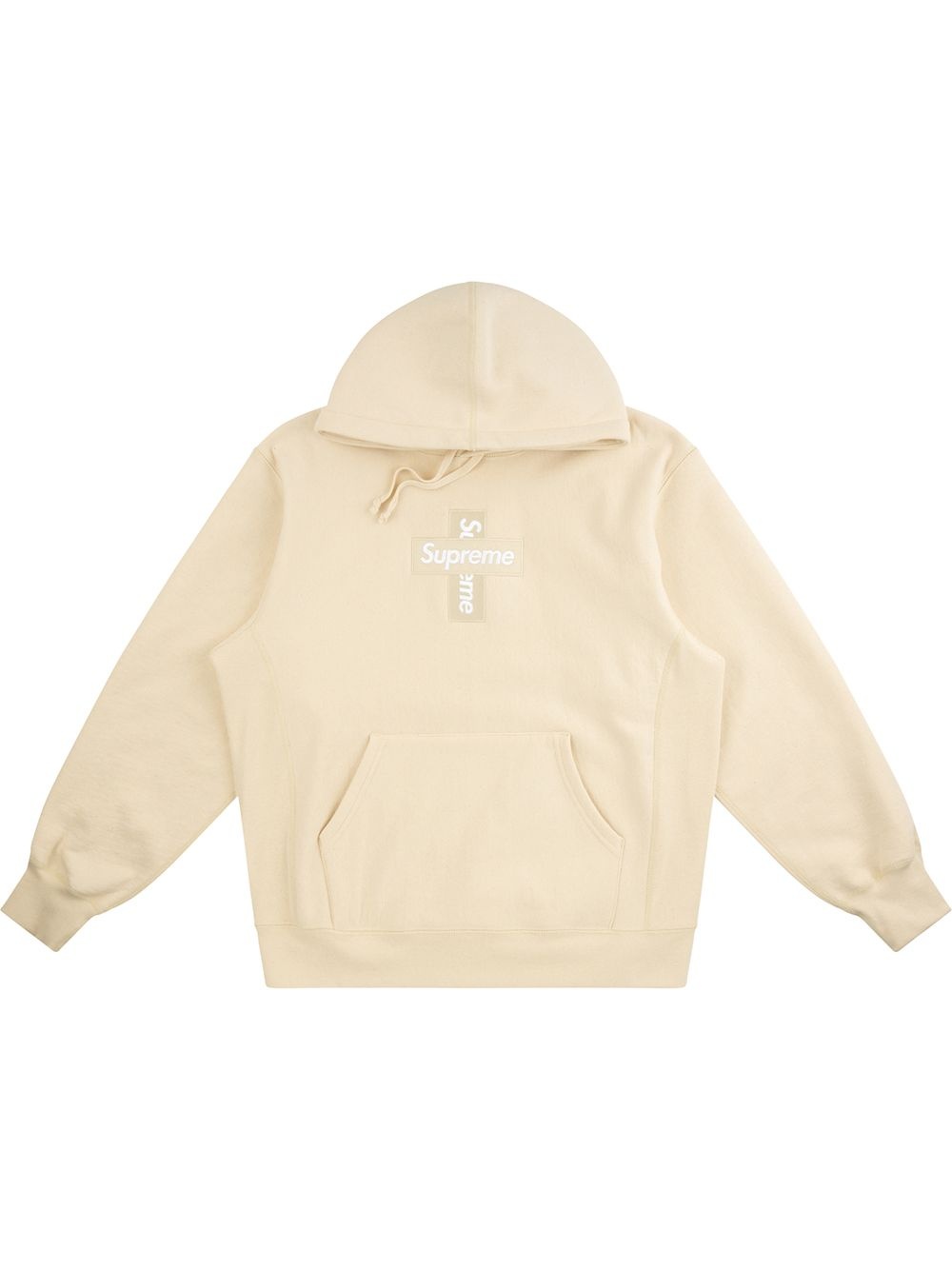 cross box logo hoodie - 1