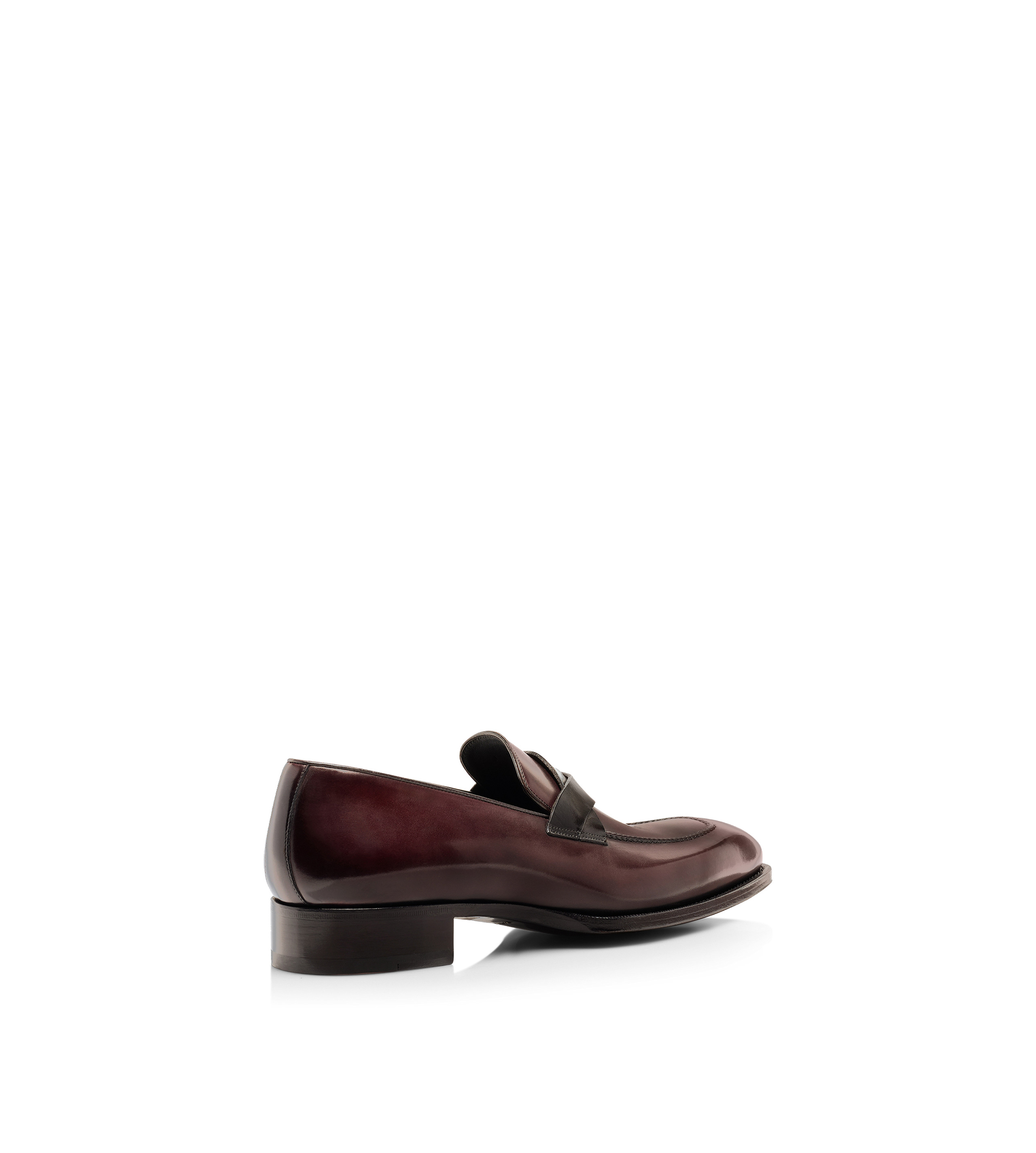 BURNISHED LEATHER ELKAN TWISTED BAND LOAFER - 3