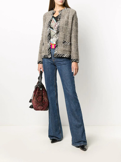 Etro contrast-trimmed cardigan outlook