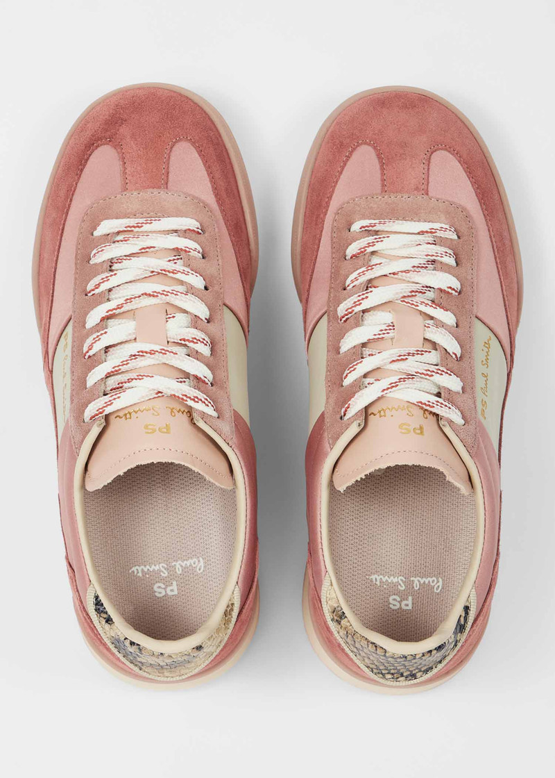 Women's Pink Satin 'Dover' Trainers 5