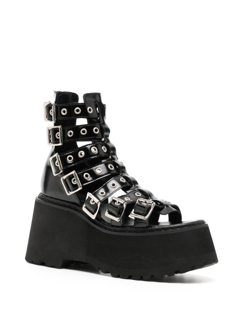 Junya Watanabe platform buckled sandals outlook