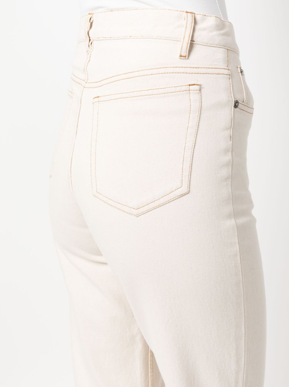 straight-leg cropped jeans - 5