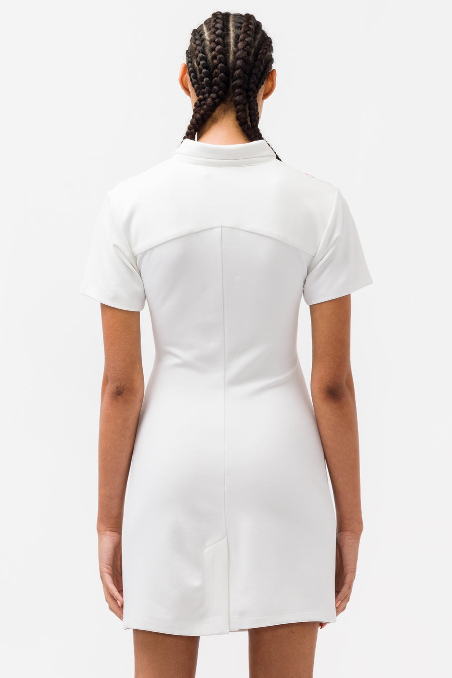 Rhude Logo Polo Dress in White - 3