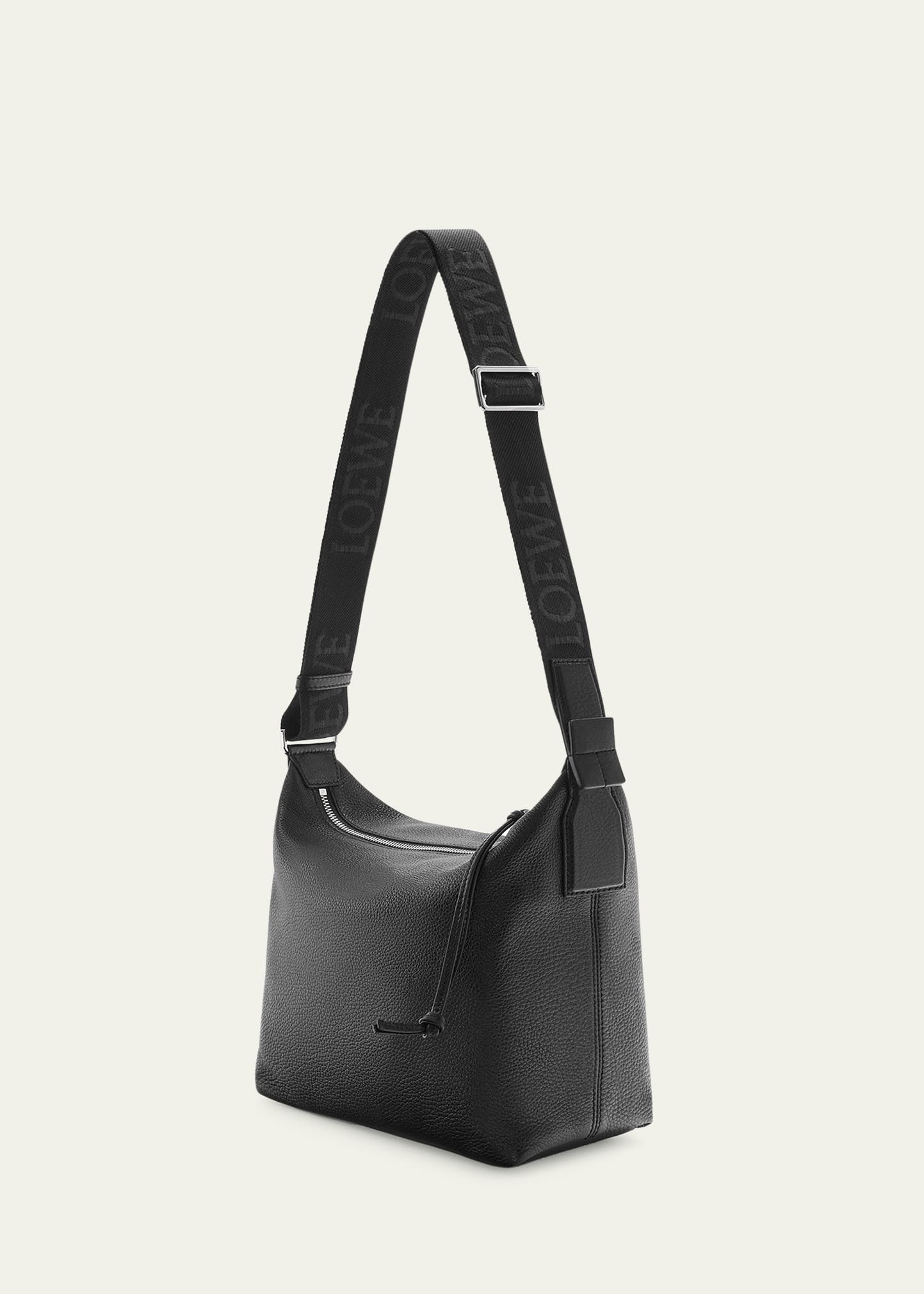 Men's Cubi Small Crossbody Bag in Grained Calfskin - 3