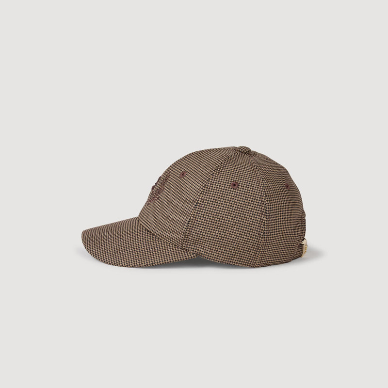 Sandro HOUNDSTOOTH PRINT CAP outlook