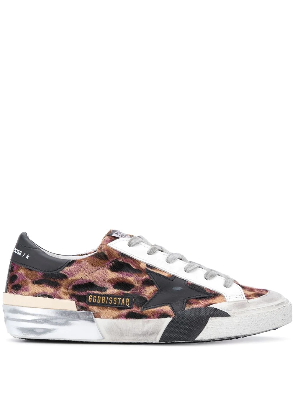 leopard Superstar sneakers - 1