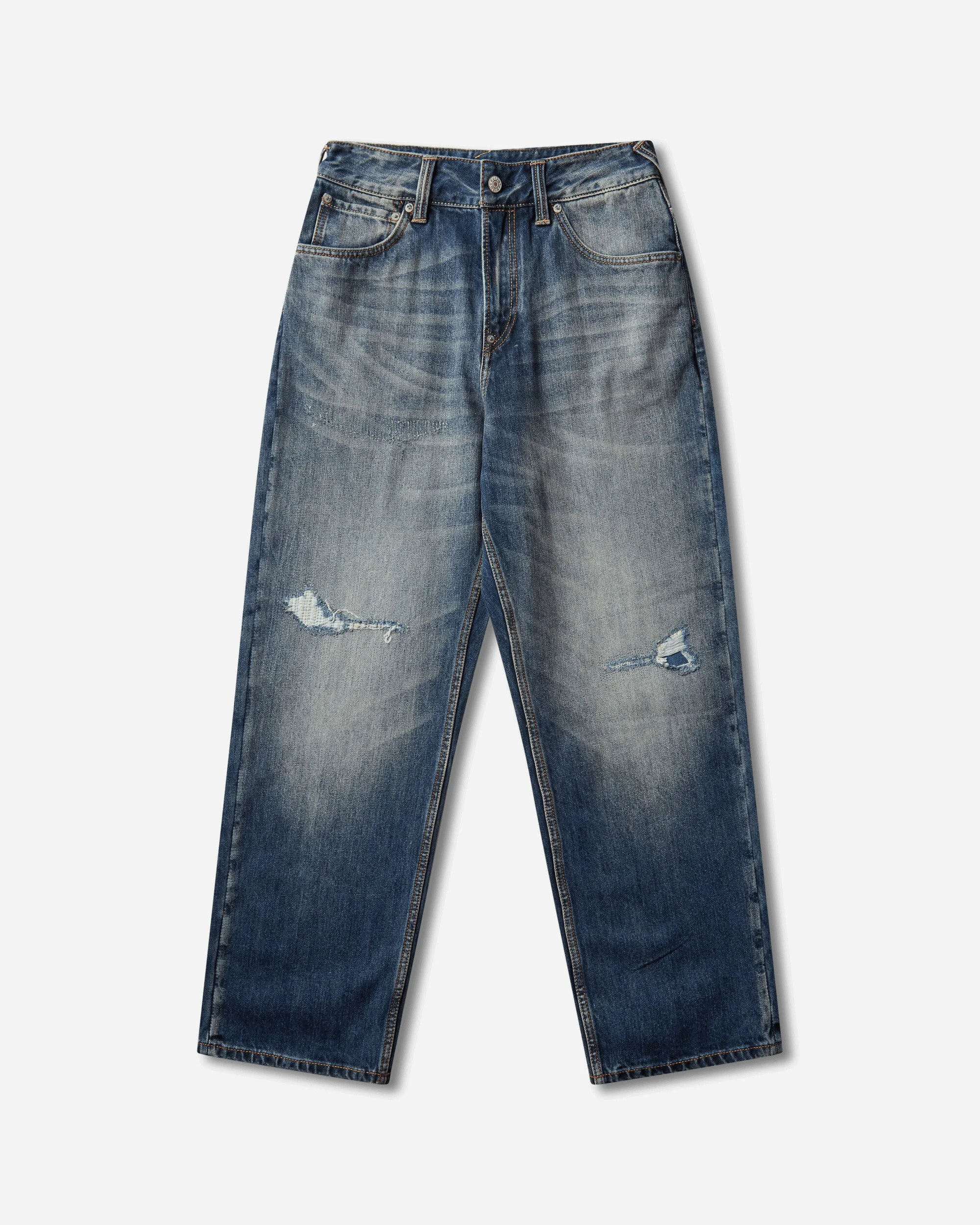 Men's Daikoku Ripped Jeans Mid Tone Indigo - 1