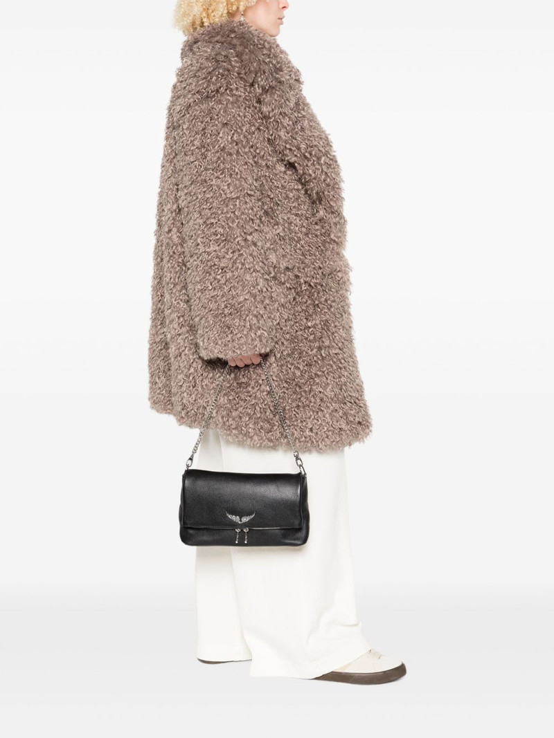 Zadig & Voltaire Rock crystal-wing shoulder bag outlook