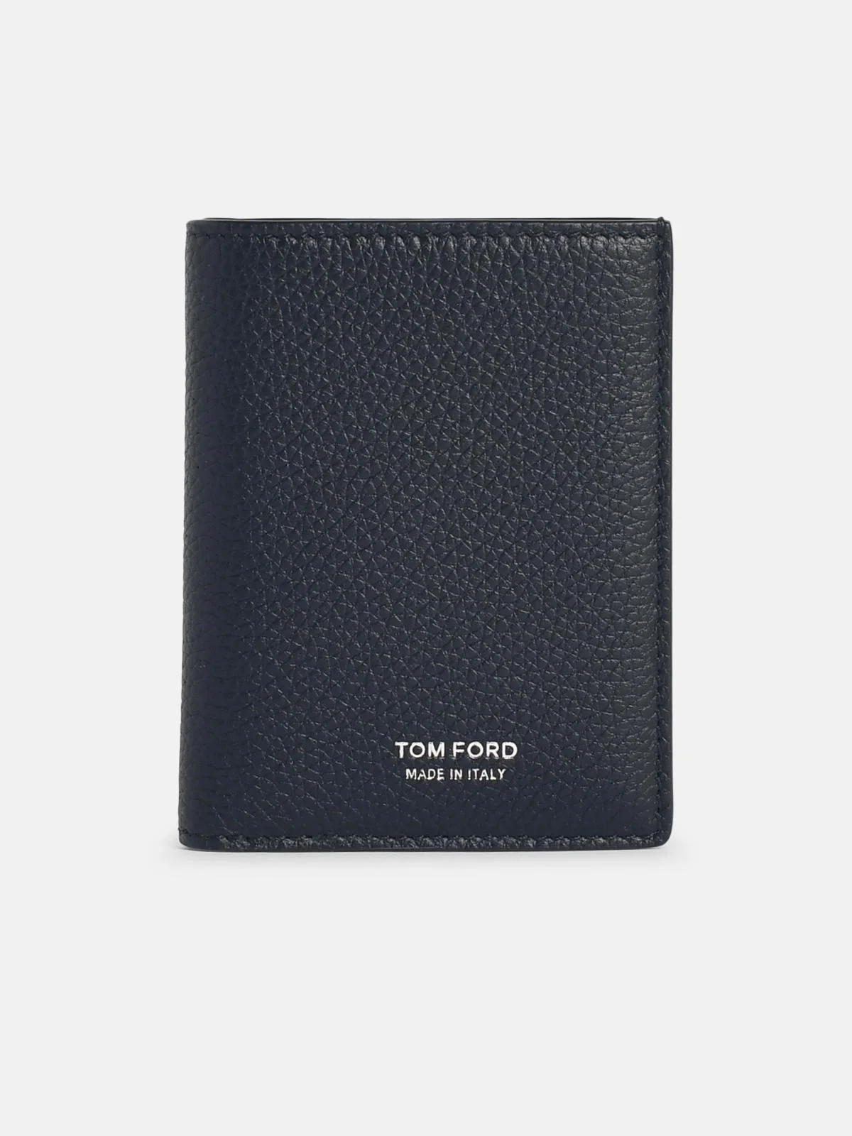 BLACK LEATHER CARDHOLDER - 1