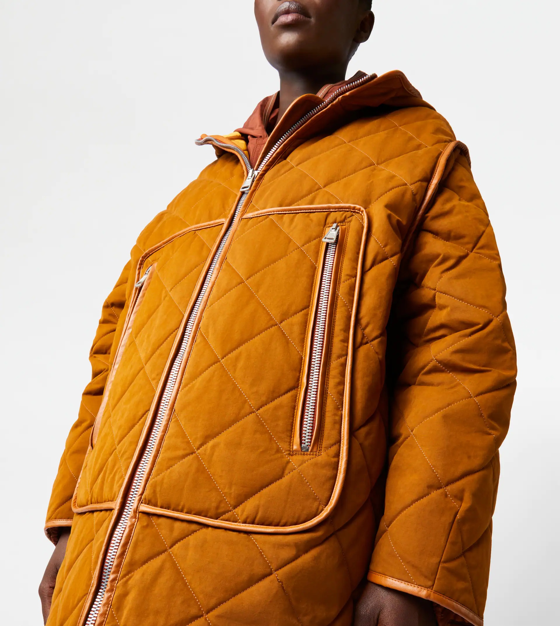 TOD'S QUILTED COAT - 5
