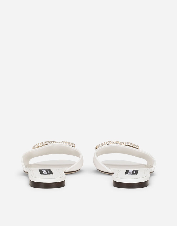 Calfskin sliders with DG logo - 3