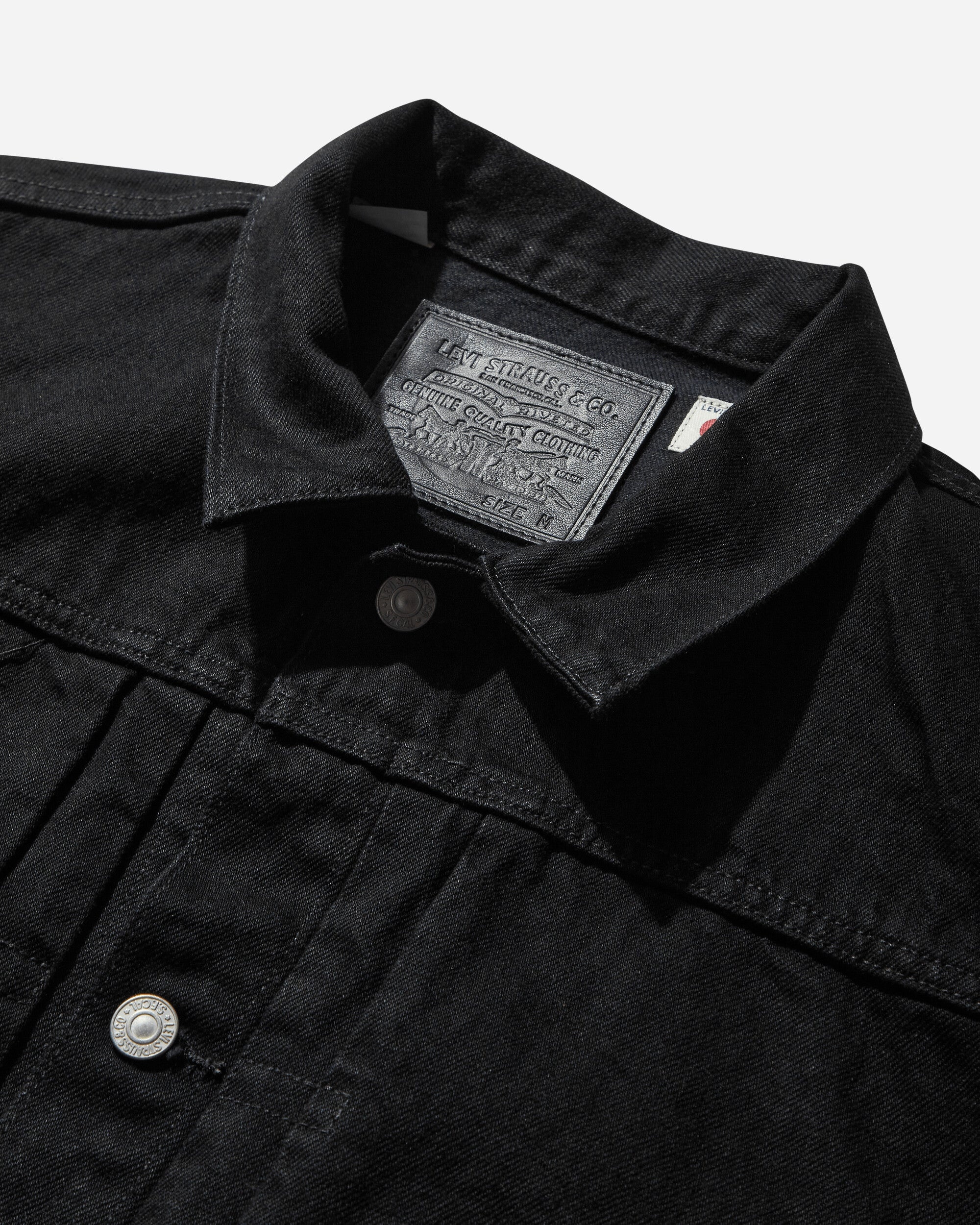 Japanese Denim Type I Jacket Black - 3