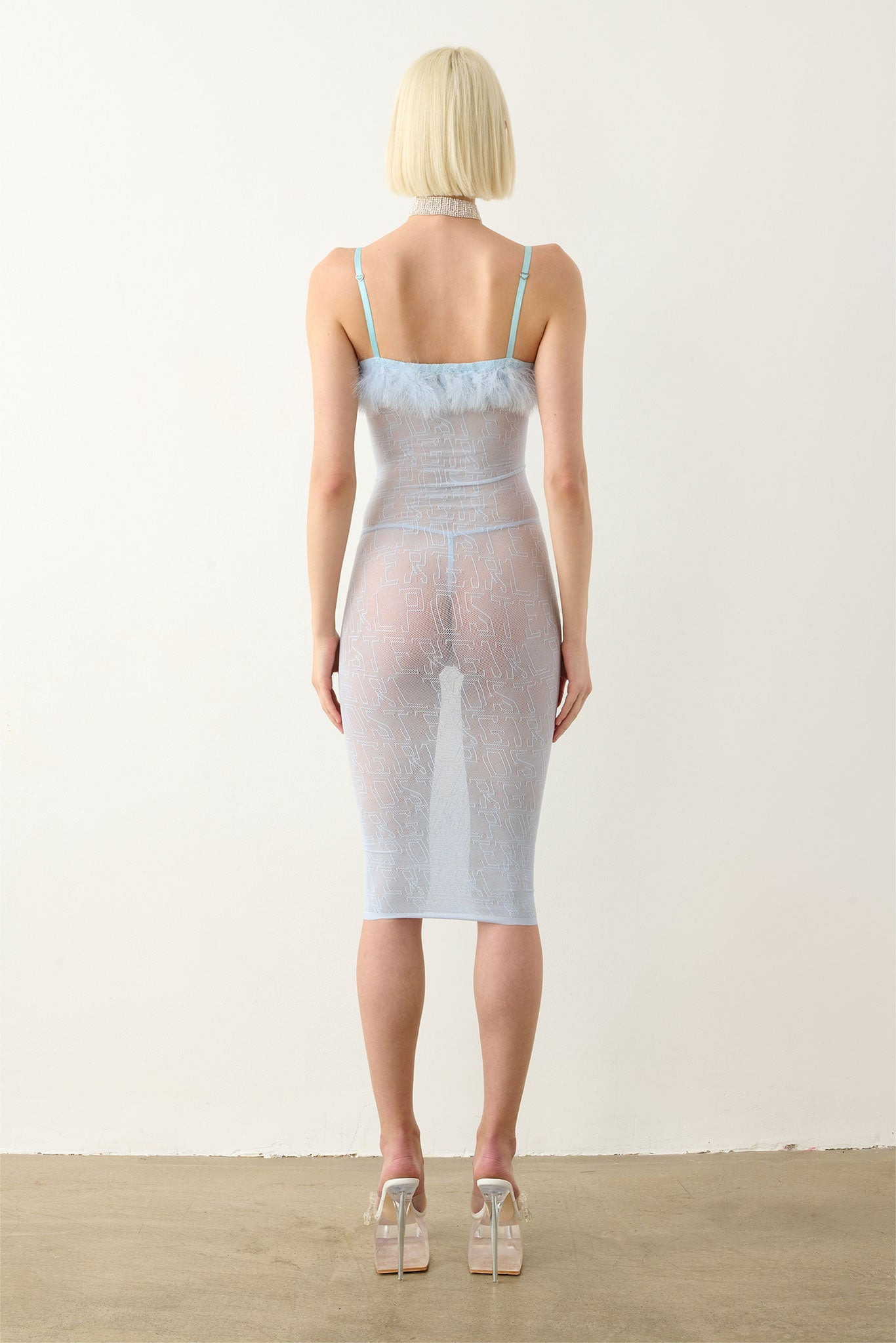 VANDERBECK DRESS BLUE - 8
