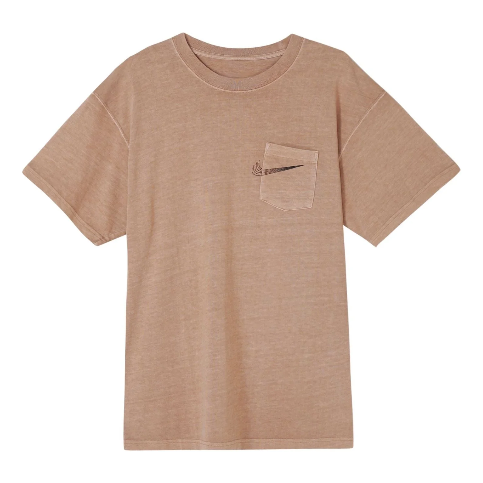 Nike Logo Pocket Skateboard Short Sleeve Khaki CW1467-283 - 1