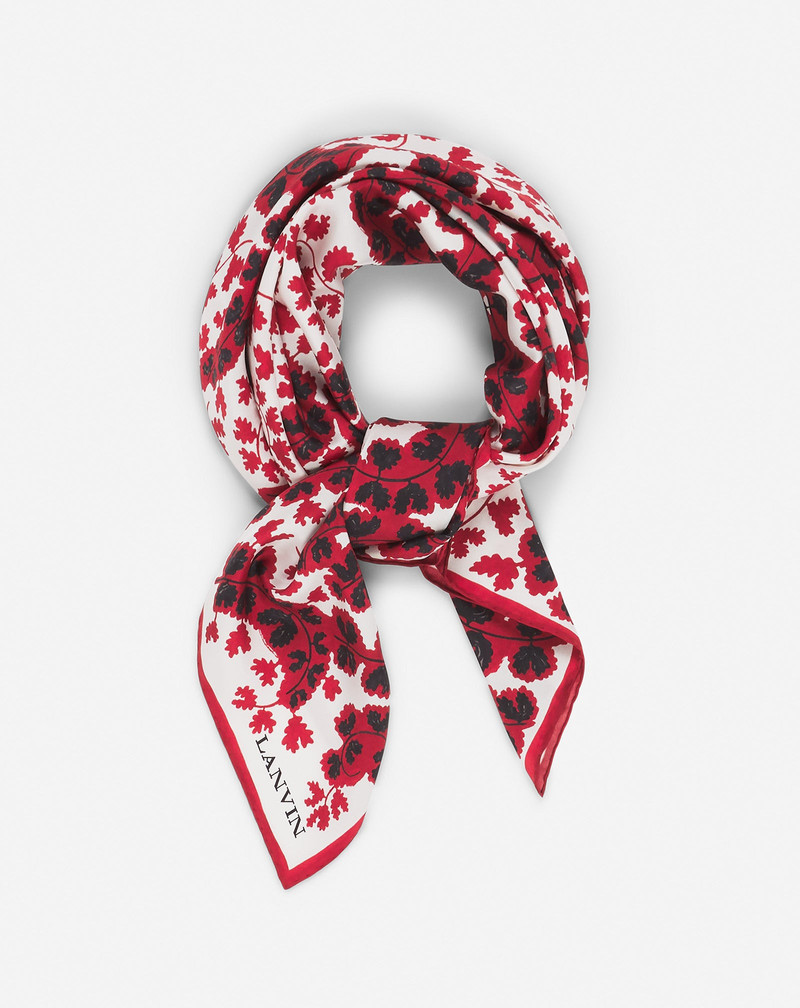 Lanvin LANVIN ÉTÉ SILK SCARF WITH A RATEAU PRINT outlook