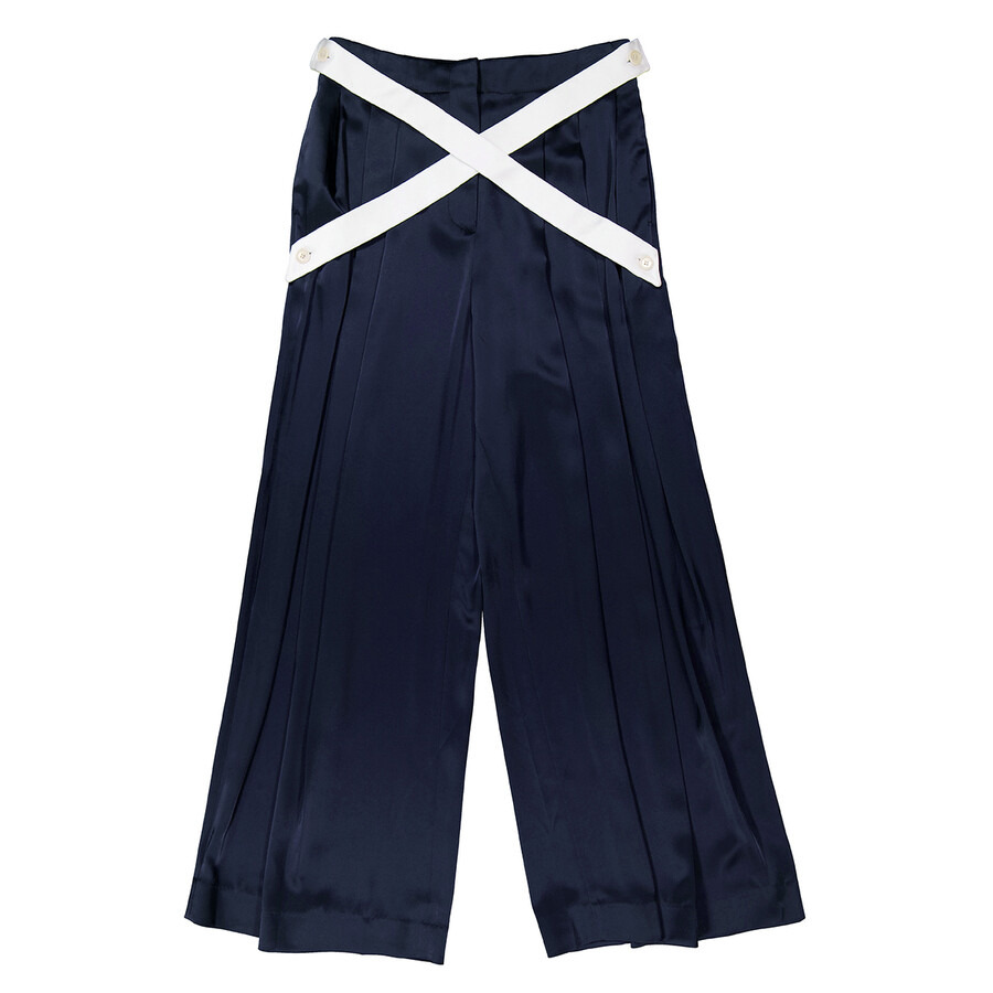 JW Anderson Crossover Strap Wide Leg Trousers - 1