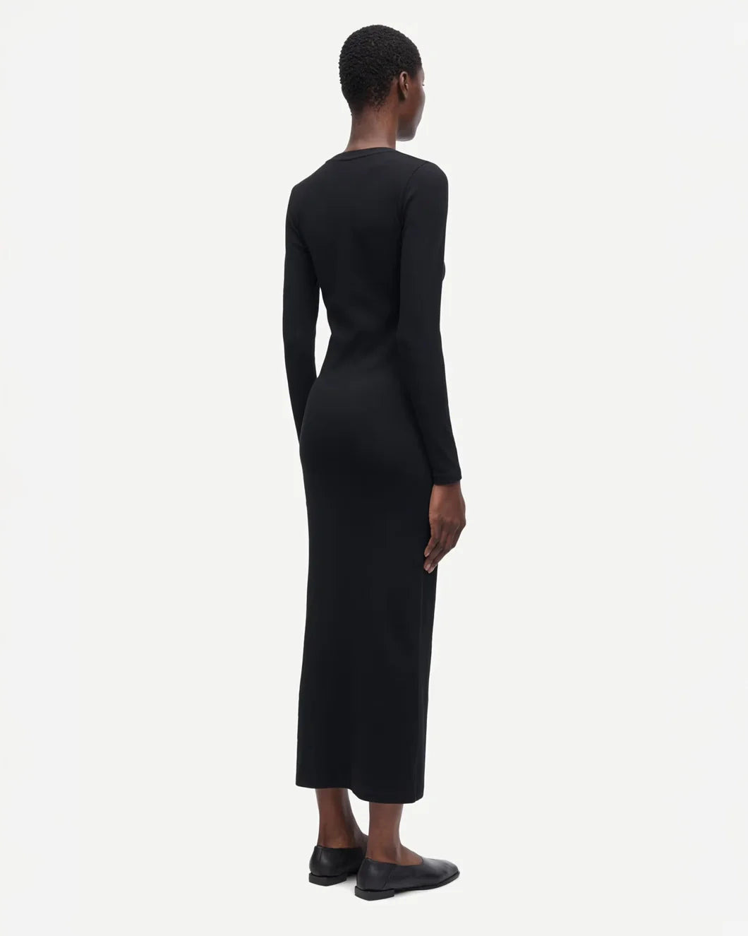 SAALEXA MIDI DRESS 7542 BLACK - 4