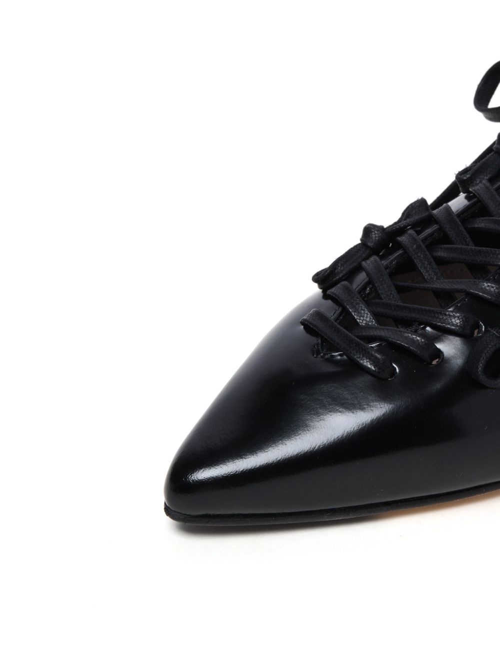 lace-up mules - 2
