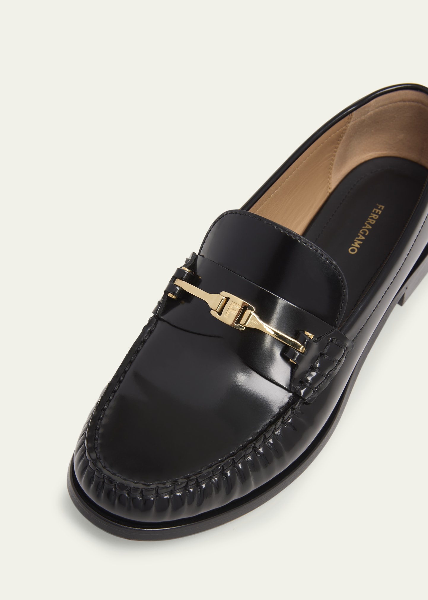 Harry Calfskin Bit Loafers - 3