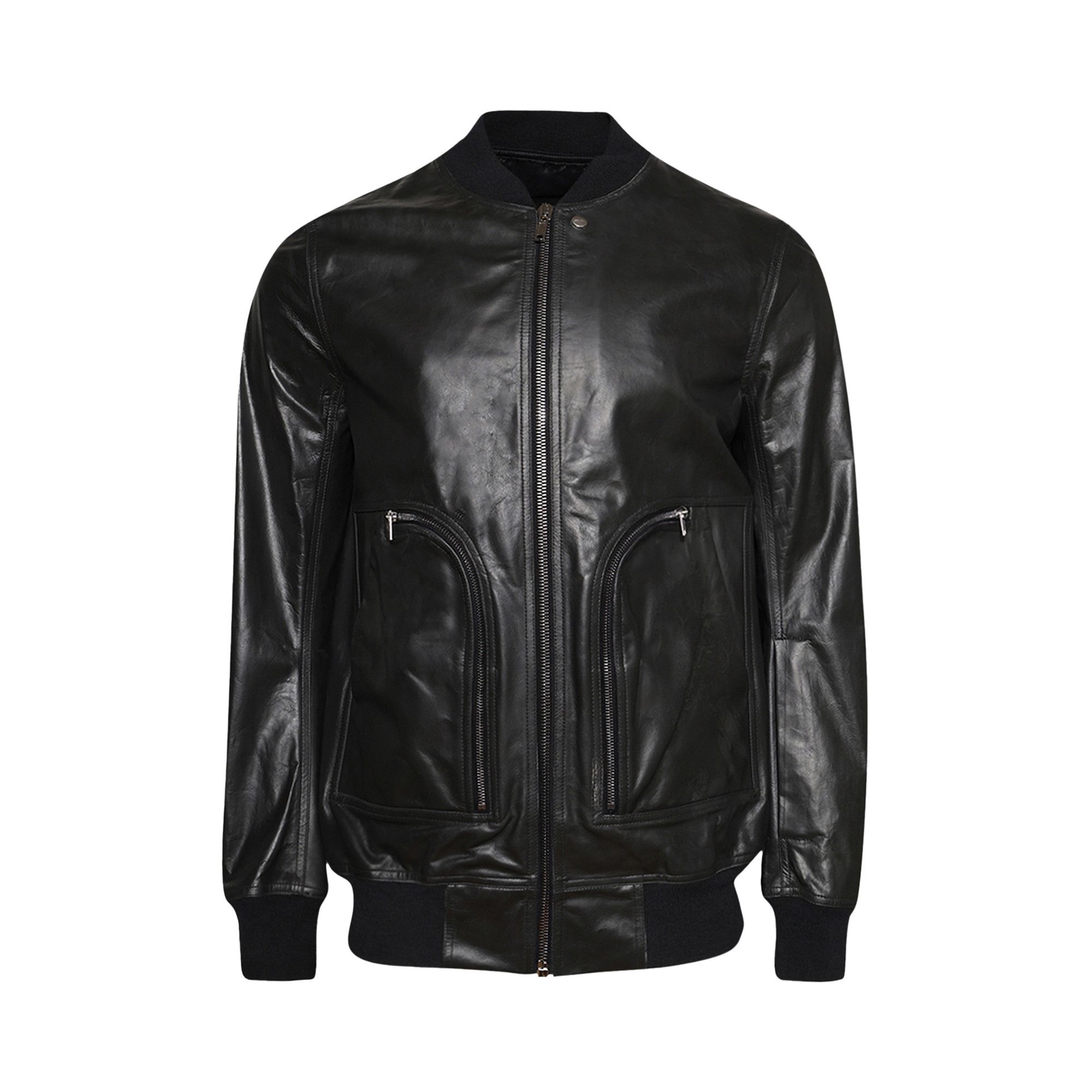 Rick Owens Bauhaus Flight Bomber Jacket 'Black' - 1