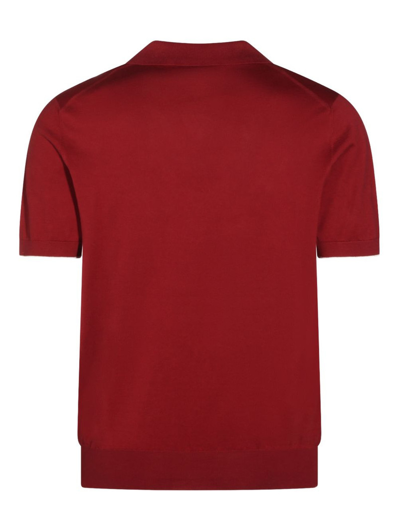 Brunello Cucinelli collared short-sleeve top outlook