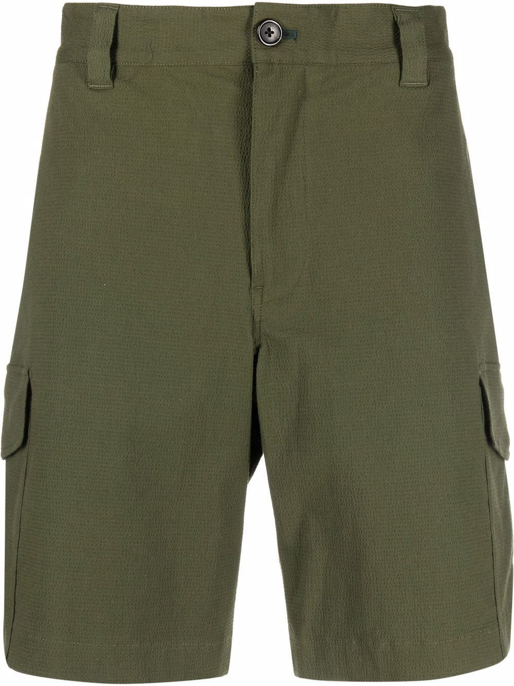 mid-waist cargo shorts - 1