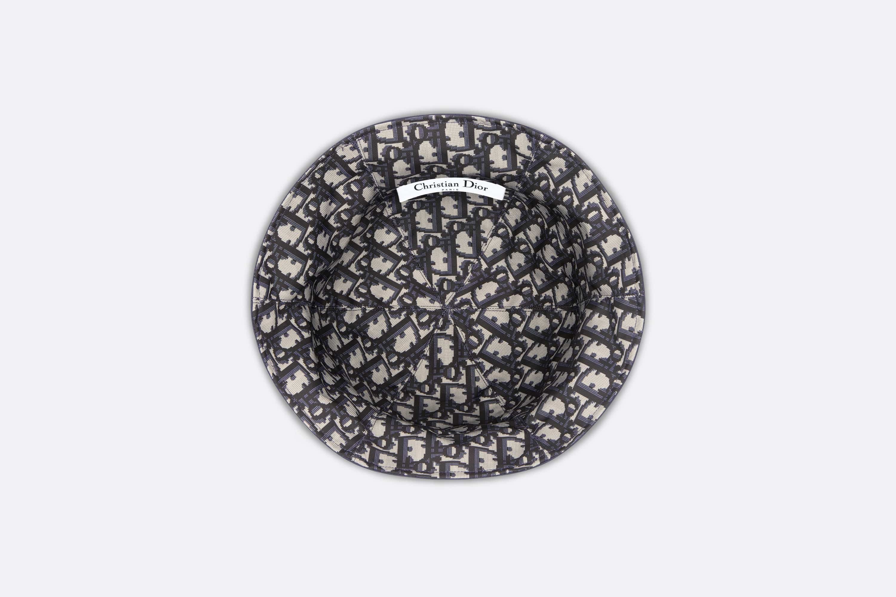 D-Tulipe Dior Oblique Reversible Cloche - 5