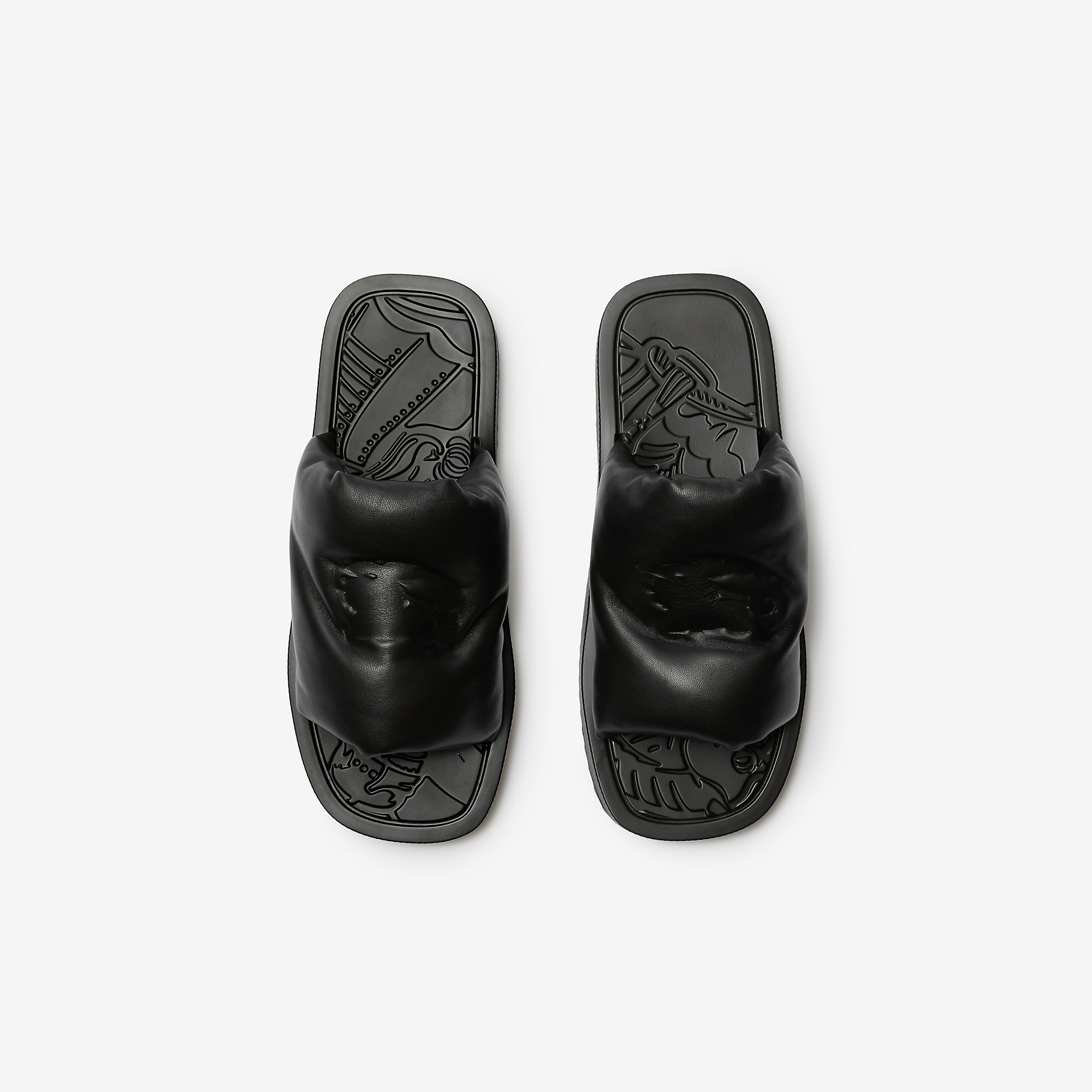 BURBERRY EKD エンホス スラフ スリッホン スライト 【関税込】 Burberry EKD Slab Slip-On Slides, Brand Size 39 (US Size 6